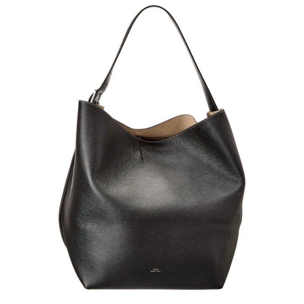 TOTEME Belted Leather Tote Bag